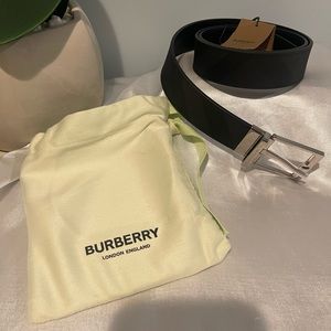 Burberry belt,  it can actually be considered unisex